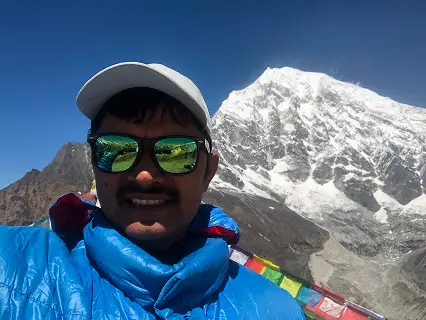Photo de Tulasi Ram Puri, le créateur et le guide de l'agence Rêve d'Himalaya